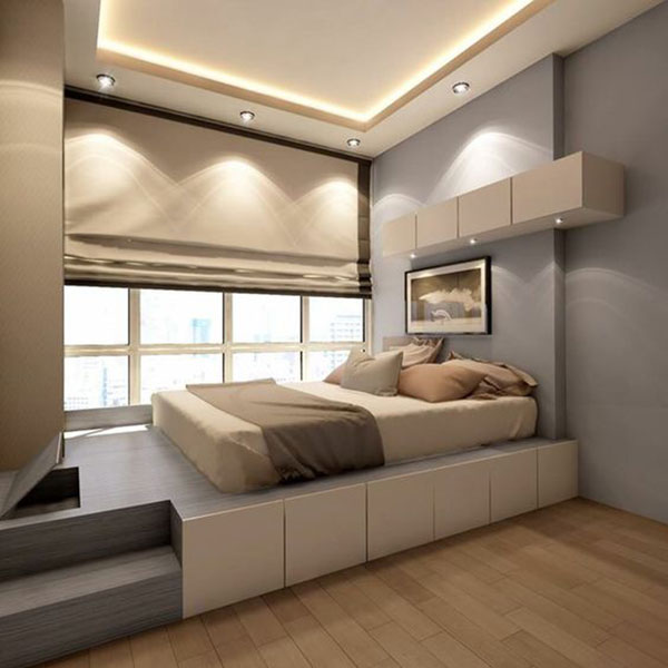 Đèn led âm trần cho phòng ngủ phù hợp với loại trần nào?