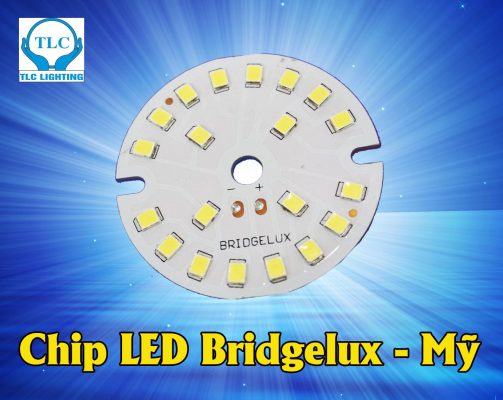 Chip led Bridgelux của đèn led âm trần mặt cong đế mỏng